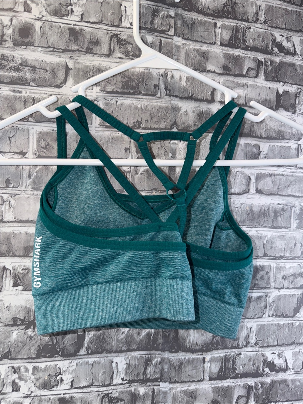 Gymshark Teal Double-Strap Seamless Sports Bra‎